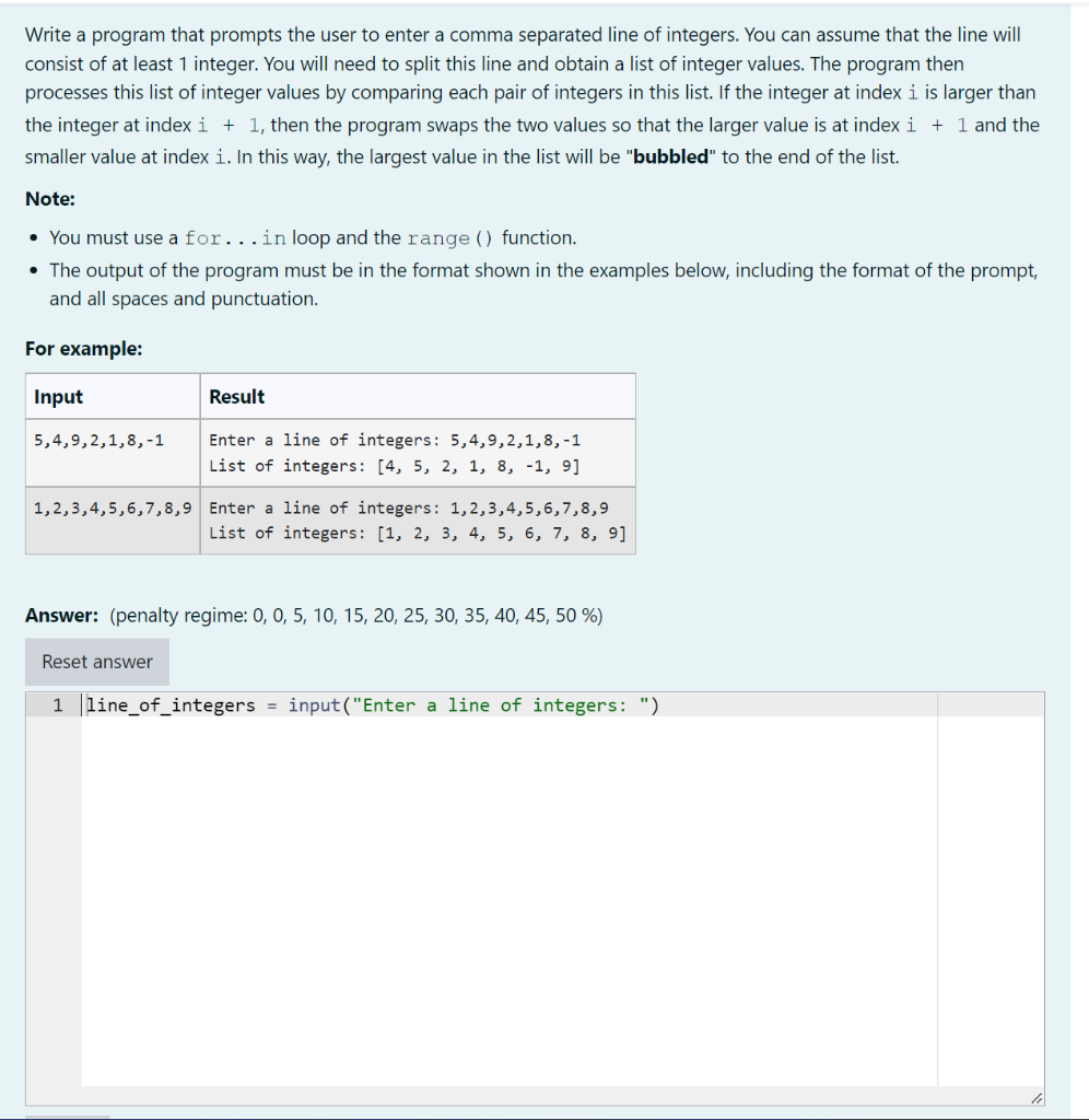 Solved Write a program that prompts the user to enter a | Chegg.com