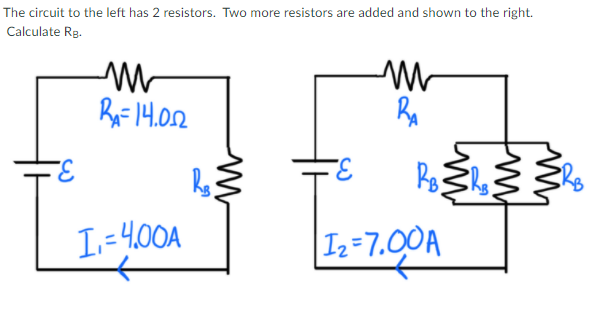 Solved The circuit to the left has 2 resistors. Two more | Chegg.com