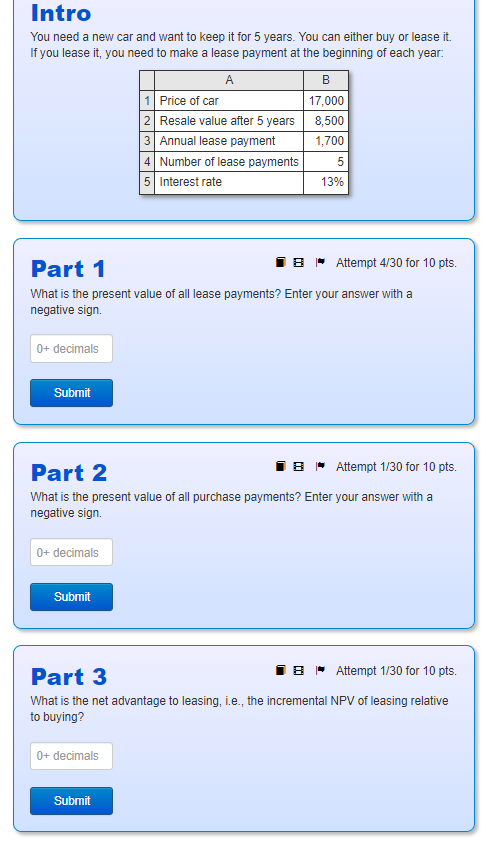 Solved Need Help Solving These In Excel. Please Show | Chegg.com