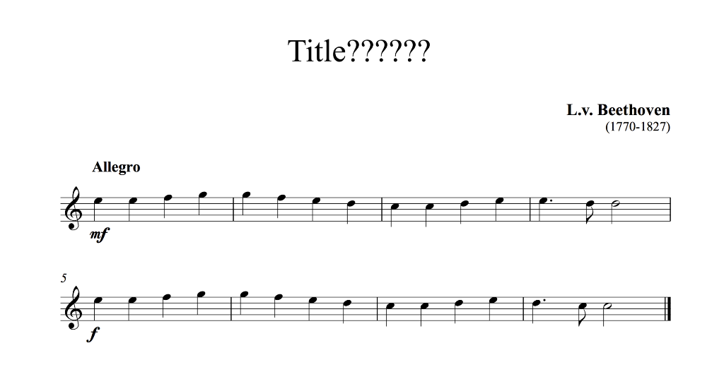 Solved The assignment is to re-write the short musical | Chegg.com