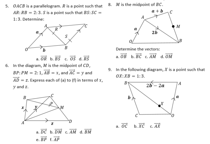 Solved 5 Oacb Is A Parallelogram R Is A Point Such That Chegg Com