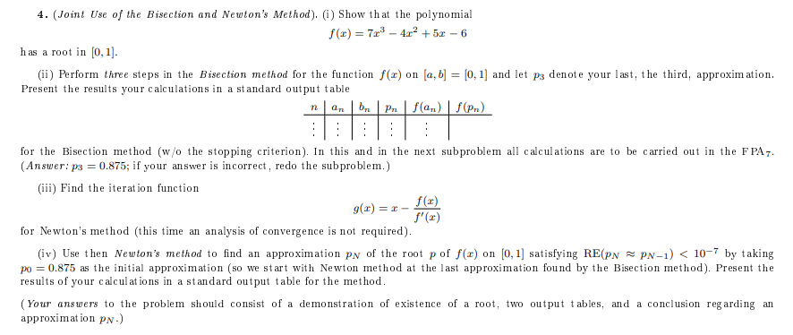 Solved Numerical Analysis And Its Application The Answers | Chegg.com