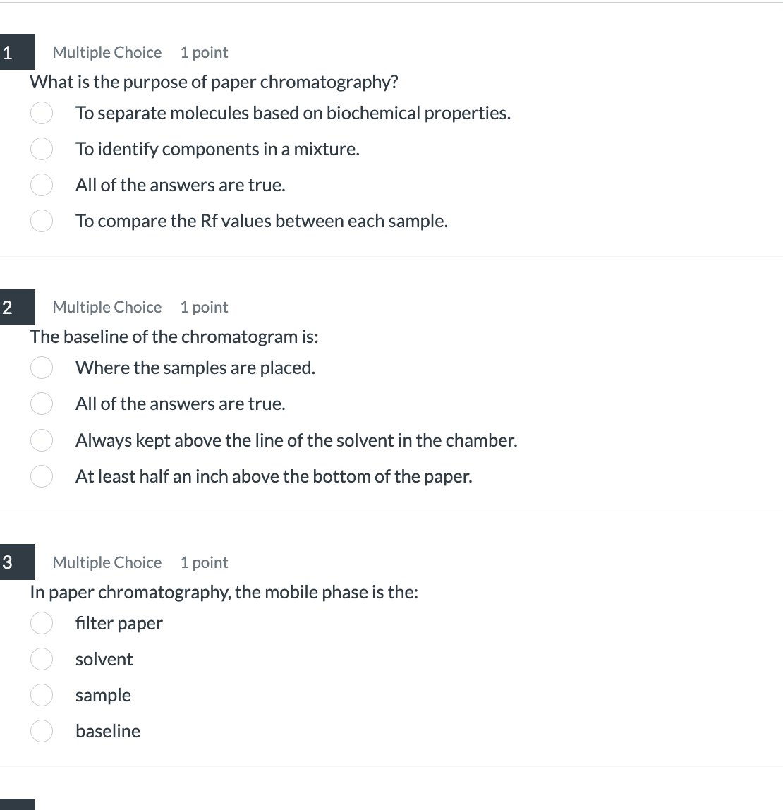 Solved 1 ﻿Multiple Choice 1 ﻿pointWhat is the purpose of