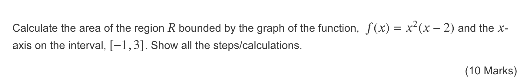 Solved Calculate the area of the region R bounded by the | Chegg.com