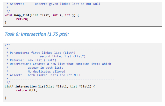 Solved The skeleton code, list class, test case, and | Chegg.com