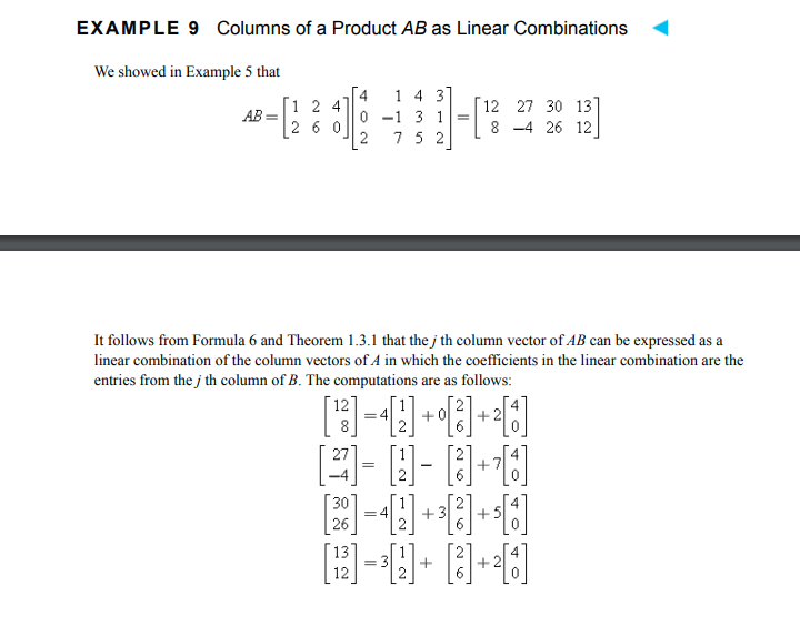 Solved 10. Referring To The Matrices A And B In Exercise 7, | Chegg.com