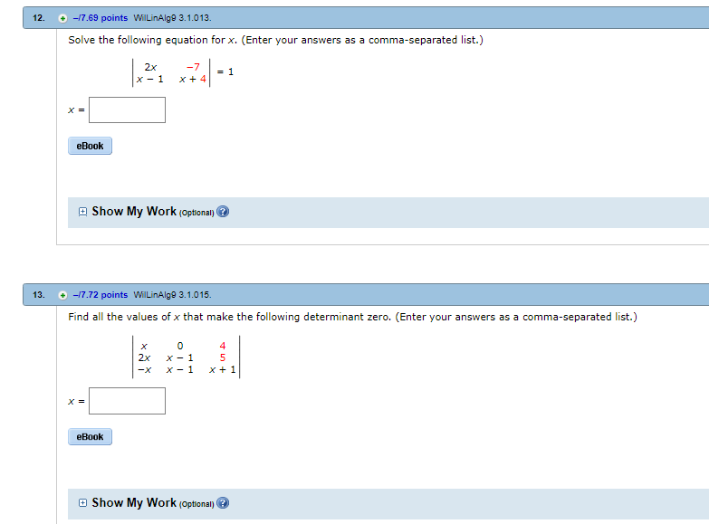 solved-1-solve-the-following-equation-for-x-enter-your-chegg