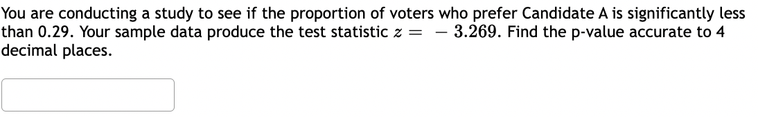 Solved You are conducting a study to see if the proportion | Chegg.com