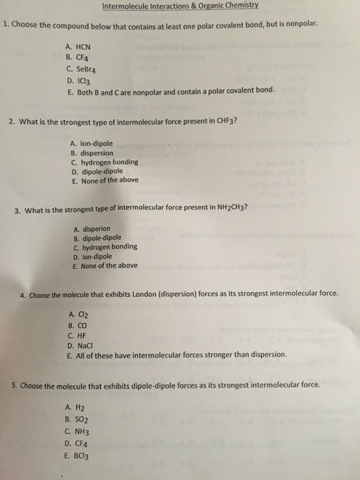 Solved Choose the compound below that contains at least one | Chegg.com