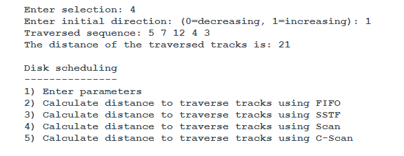 Solved Specification: The program compares the disk | Chegg.com