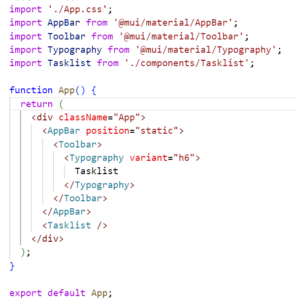 Solved I am using React to build a front end for a task | Chegg.com