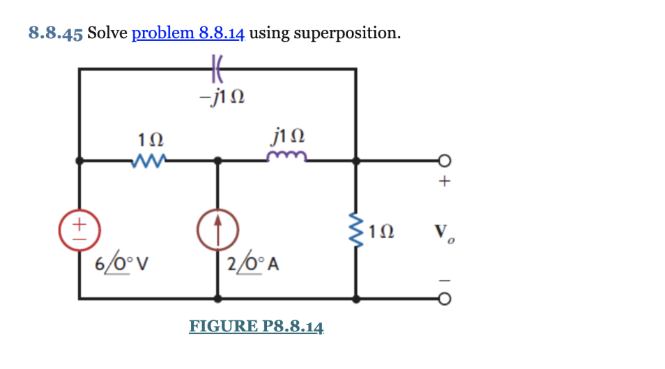 Solved 8.8.7 Use Mesh Analysis To Find Vo In The Circuit | Chegg.com