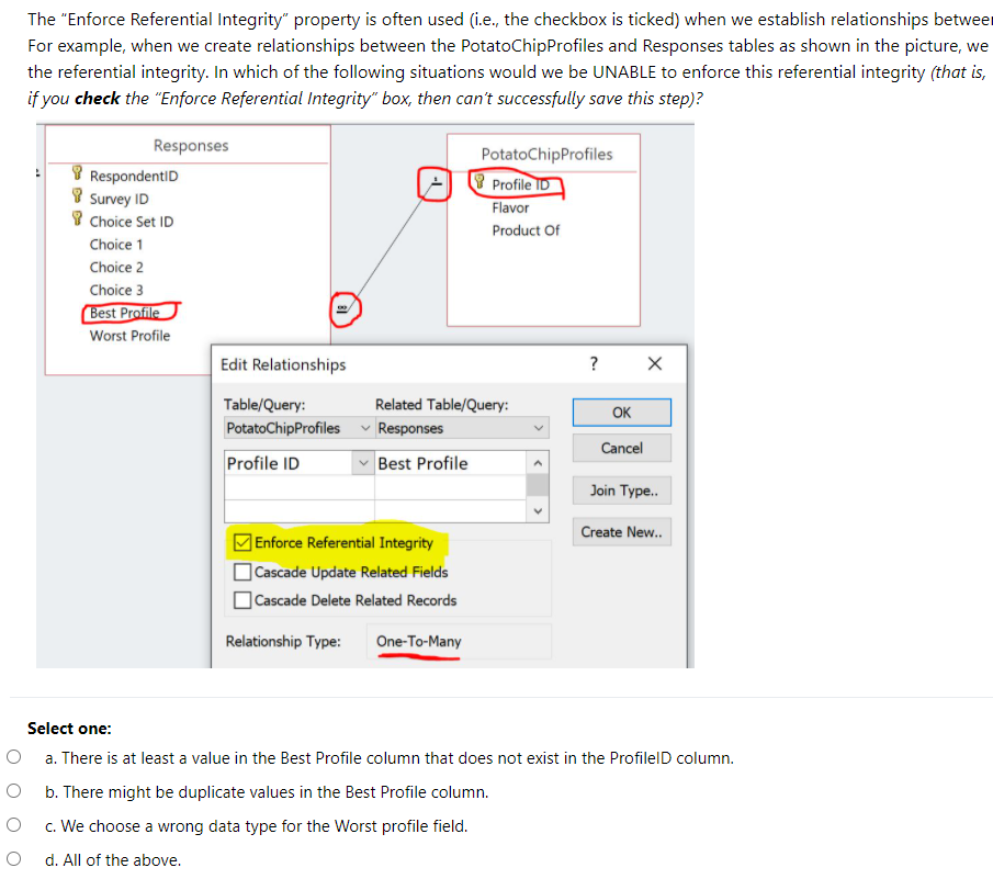 What Are The Example Of Referential Integrity