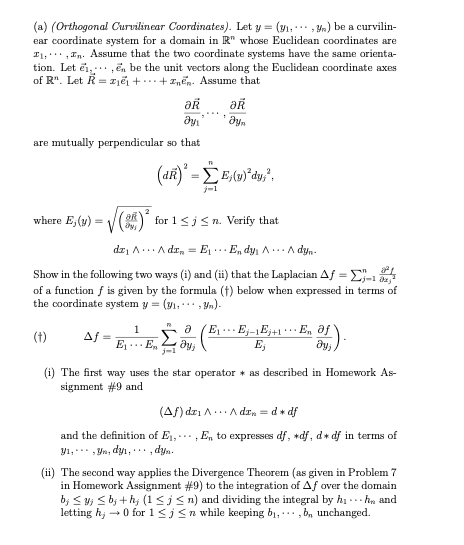 ProbleM 6 (Spherical Coordinates in Higher | Chegg.com