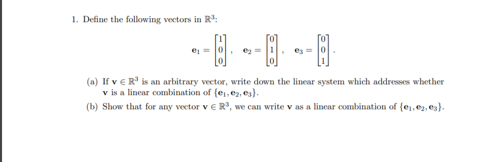 r generate null vector