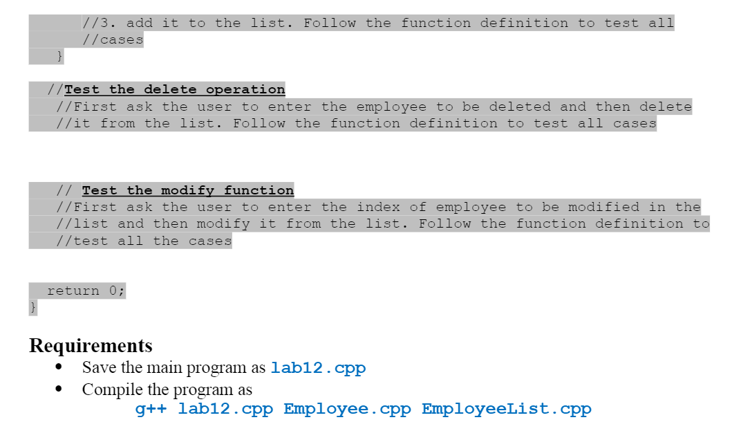 Solved Objectives To use classes to solve problems. Operator | Chegg.com