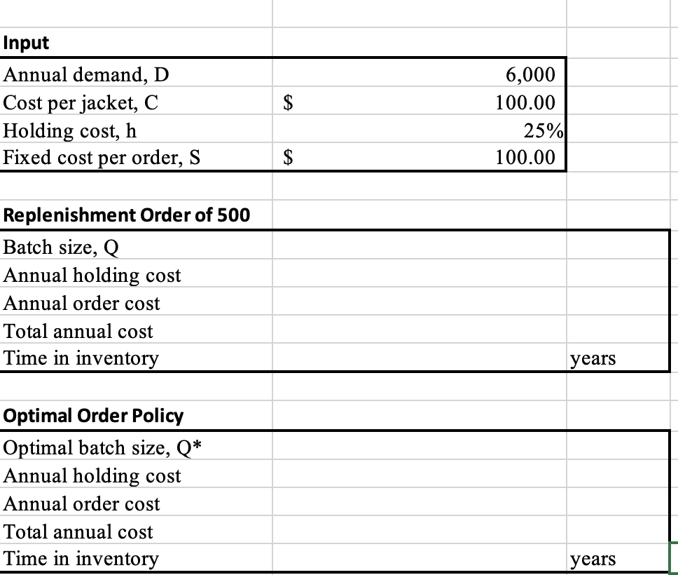 Solved A North Face retail store in Chicago sells 500