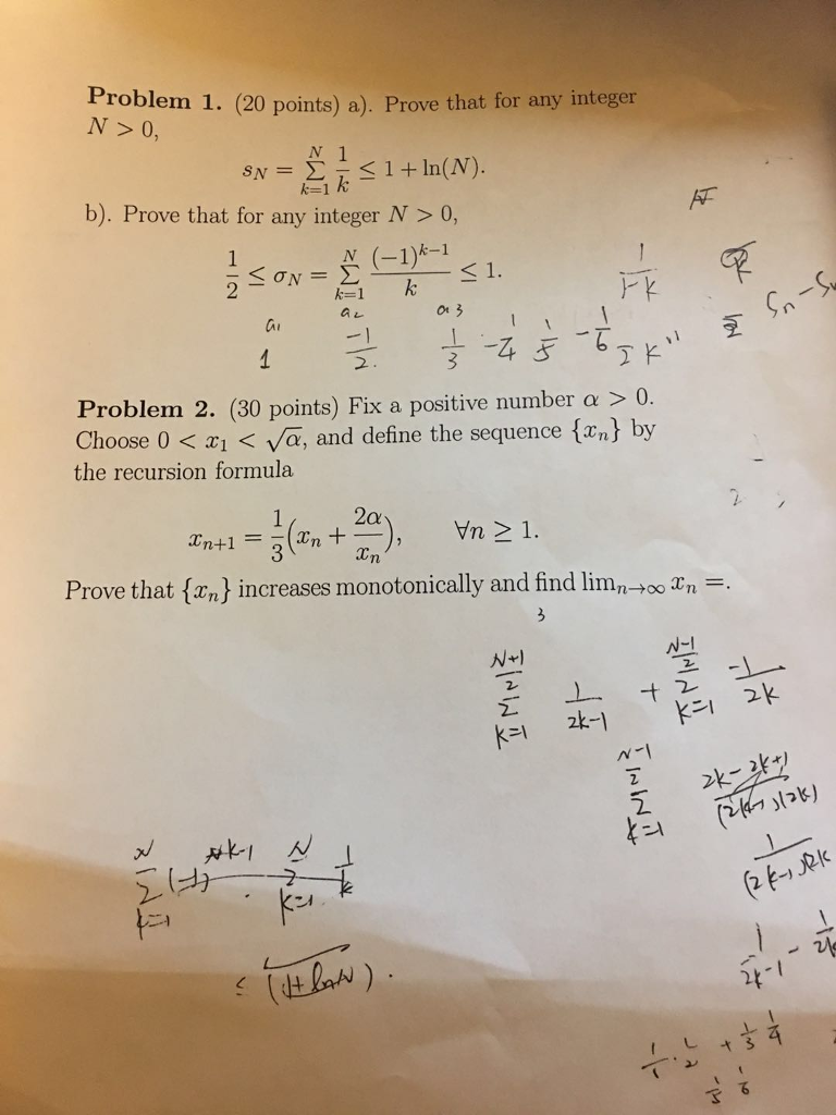 Solved Problem 1. (20 points) a). Prove that for any integer | Chegg.com