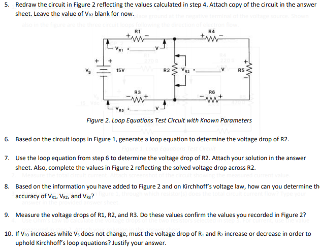 Solved Kirchhoff Loop Equations PROCEDURE 1. Using LTSpice | Chegg.com