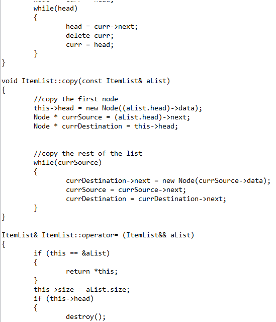 Solved CS162: LINUX + C++ --- LINKED LISTS --THE CODE WAS SO | Chegg.com