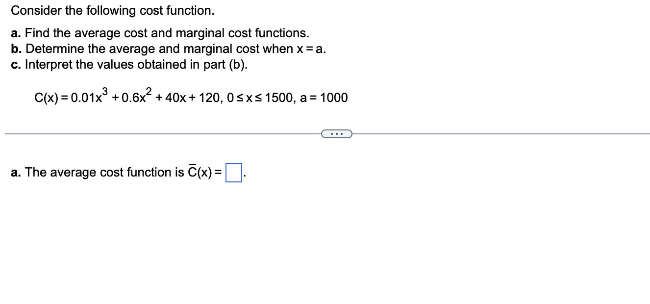 solved-consider-the-following-cost-function-a-find-the-chegg