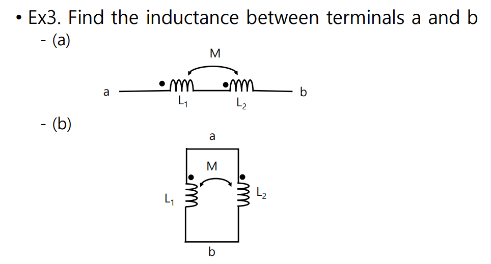 Solved Ex3. Find The Inductance Between Terminals A And B | Chegg.com