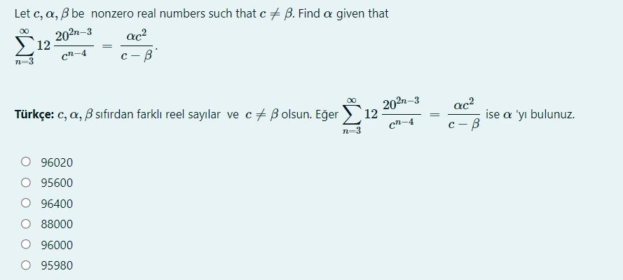Solved Let C A Ss Be Nonzero Real Numbers Such That C Chegg Com