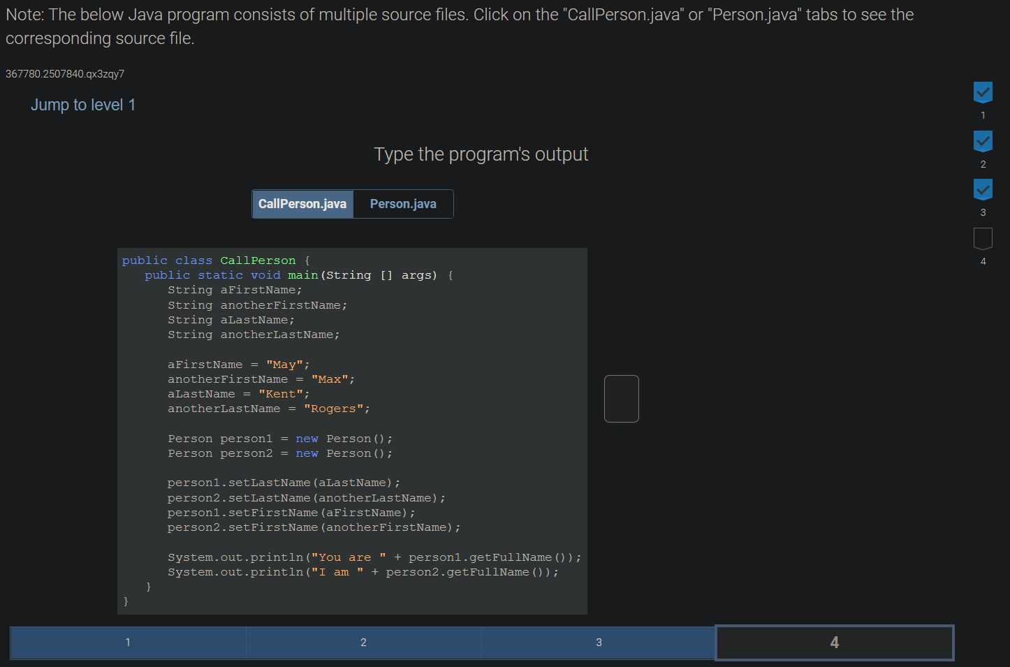 Solved Note: The below Java program consists of multiple | Chegg.com