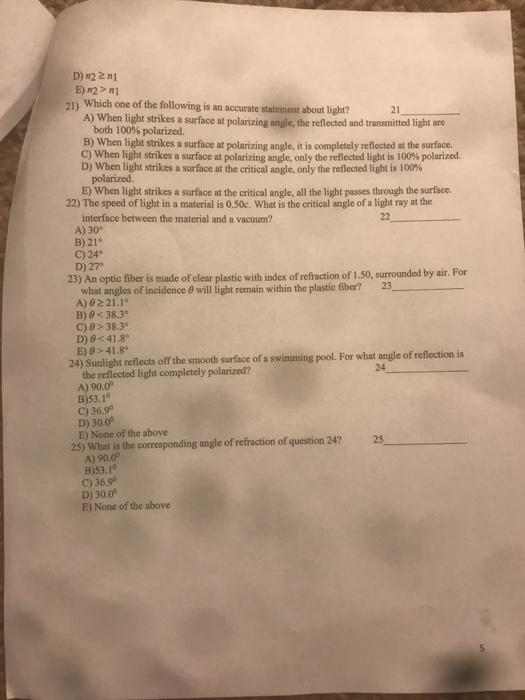 Solved 21) Which one of the following is an accurate | Chegg.com