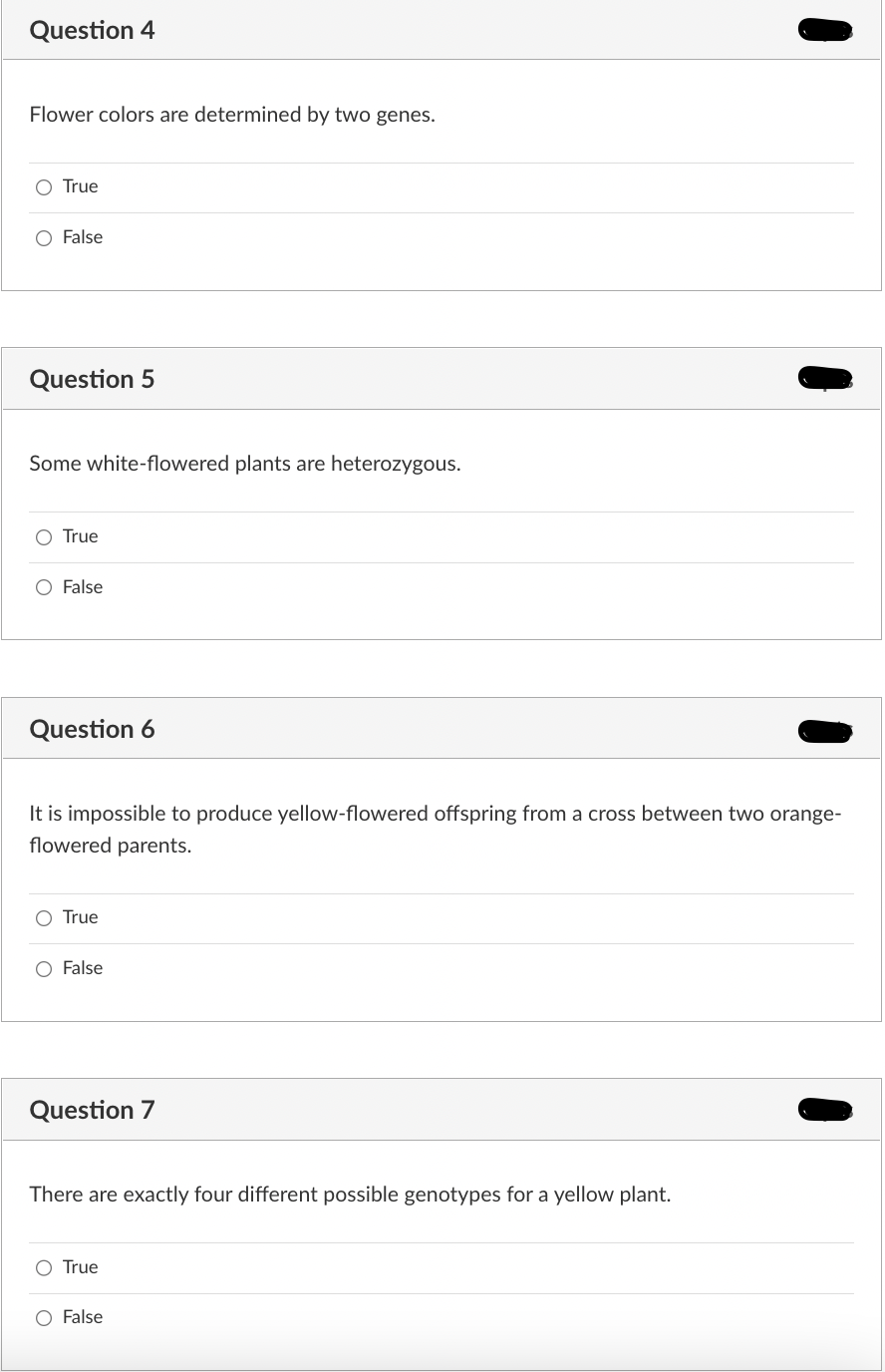 Solved [Questions 47] A truebreeding yellowflowered plant