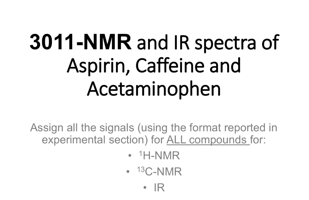 asetaminofen nmr