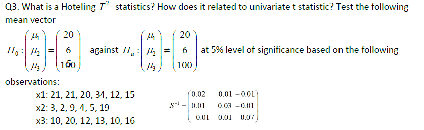 Solved What is a multivariate normal distribution? | Chegg.com