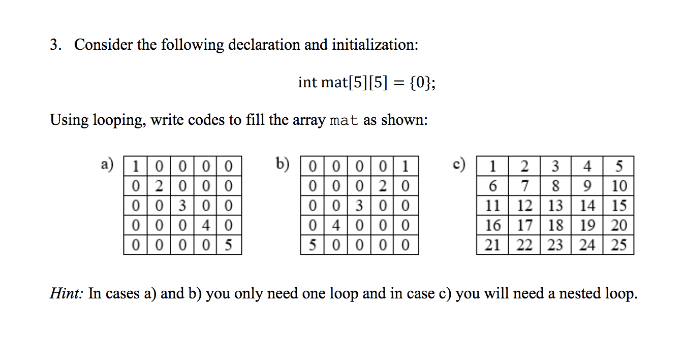 Solved 3. Consider the following declaration and | Chegg.com