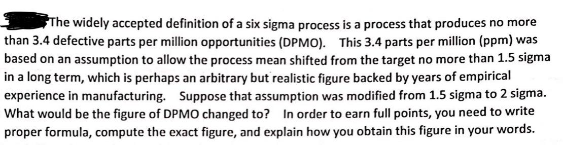 solved-the-widely-accepted-definition-of-a-six-sigma-process-chegg