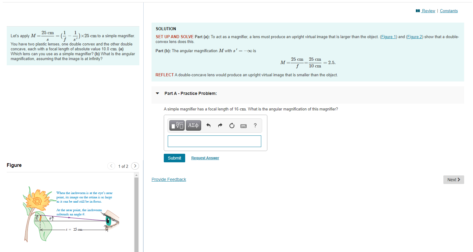 Solved Review | Constants SOLUTION C 15) s SET UP AND SOLVE | Chegg.com