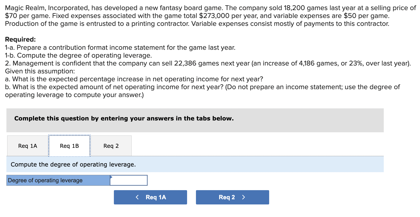 Solved Magic Realm, Incorporated, has developed a new | Chegg.com