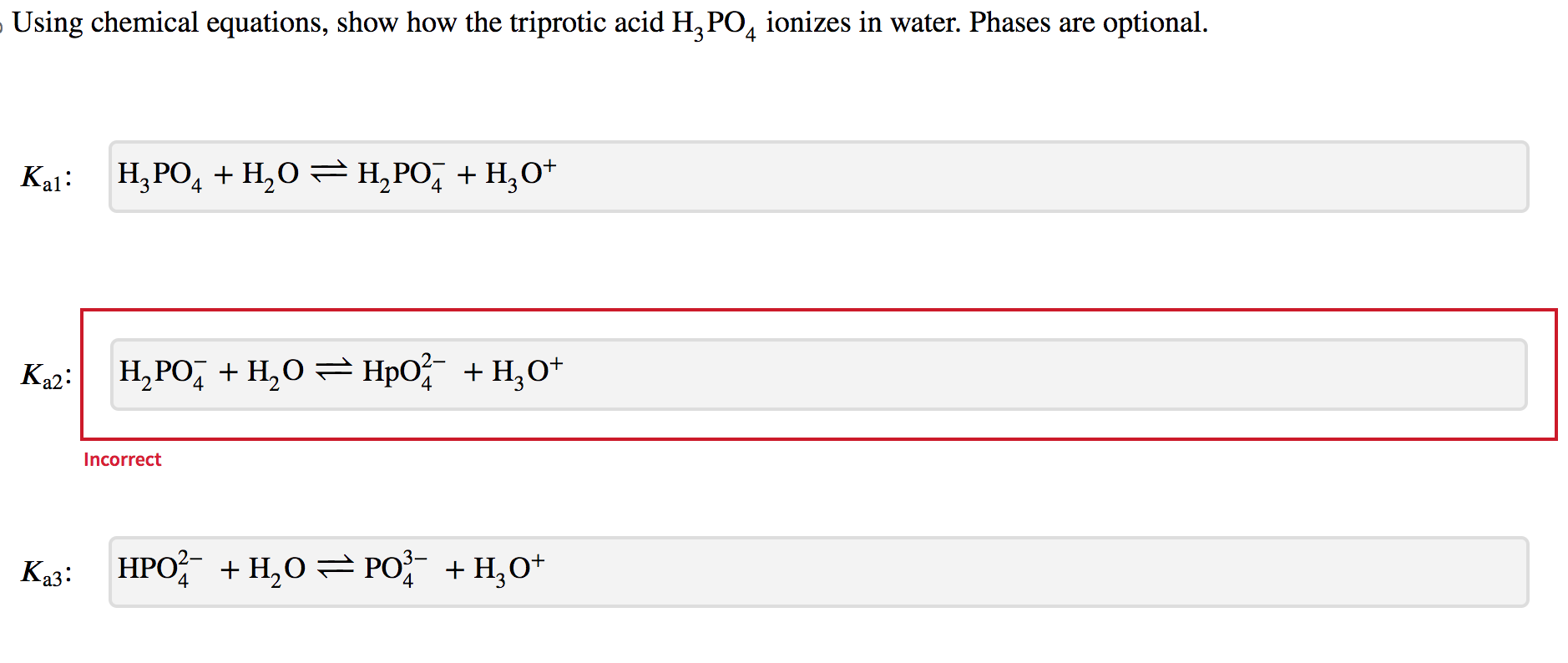 Solved Calculate either [H3O+]or [OH−]for each of the | Chegg.com