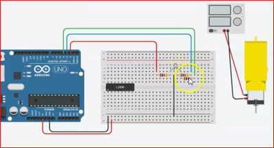 Solved Using a potentiometer as a input, control the motor | Chegg.com