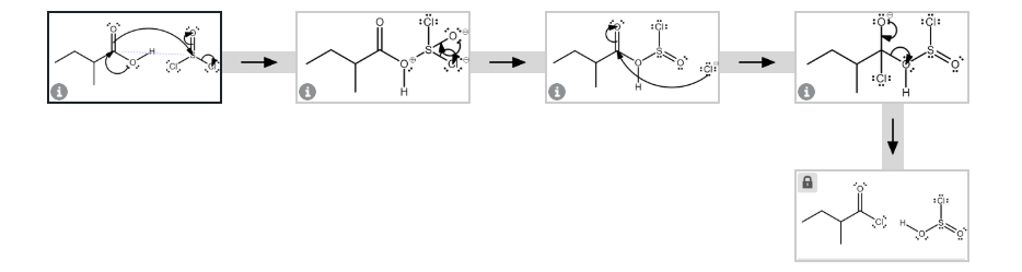 Solved The reaction of a carboxylic acid and thionyl | Chegg.com