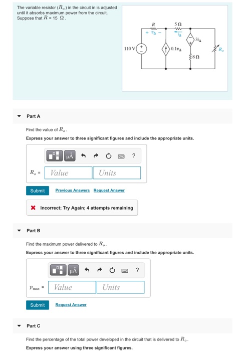 Solved Determine The Voltage (v) And Current (i) As Shown In | Chegg.com