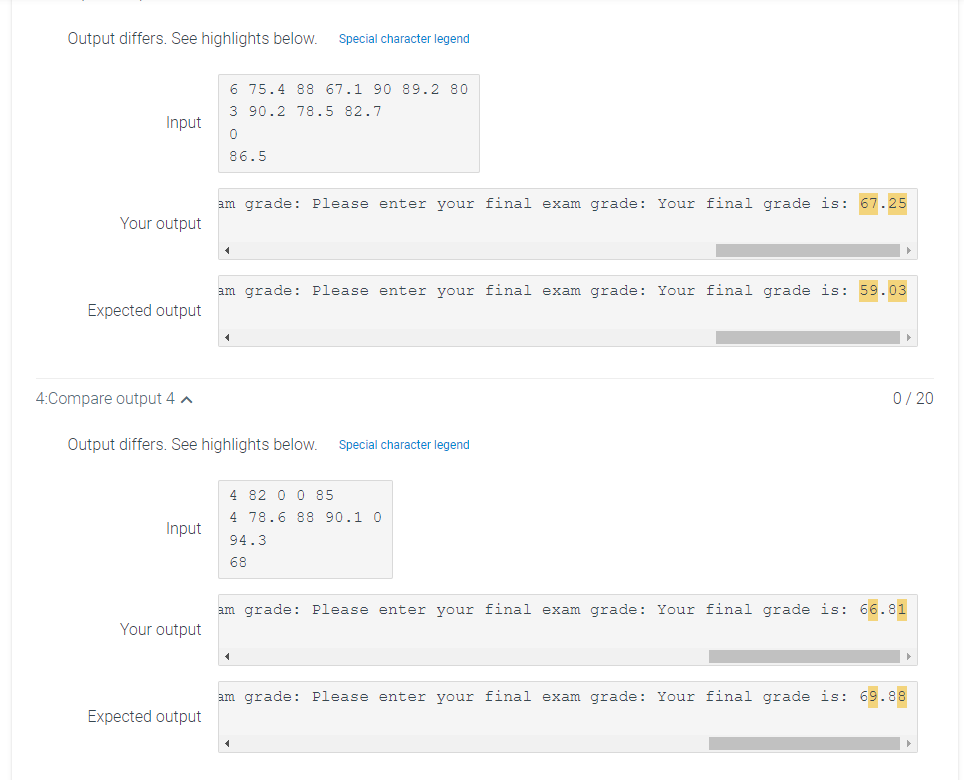 Solved 5.19 Programming Lab 2: Grade Calculator With Methods | Chegg.com