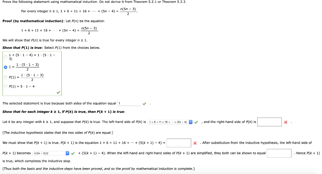 Solved Prove The Following Statement Using Mathematical