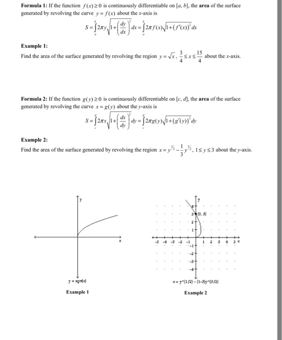 Solved Formula 1 : If the function ,f(x) 2 0 is continuously | Chegg.com