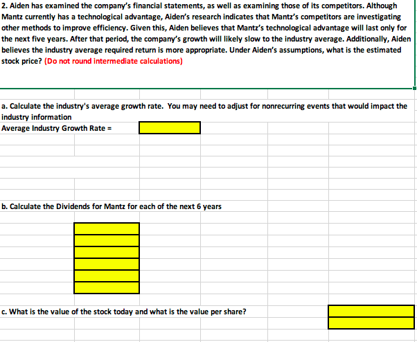 Week 6 Case Study Instructions You should use the | Chegg.com