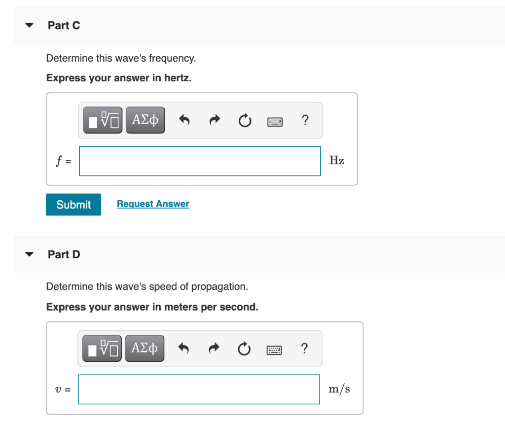 Solved A certain transverse wave is described by the | Chegg.com