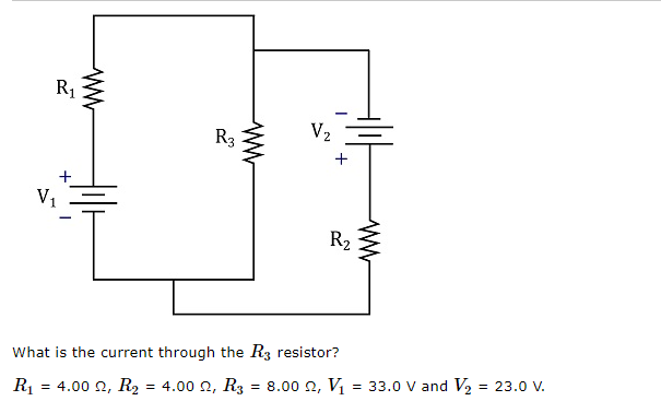 Solved What is the current through the R3 resistor? | Chegg.com