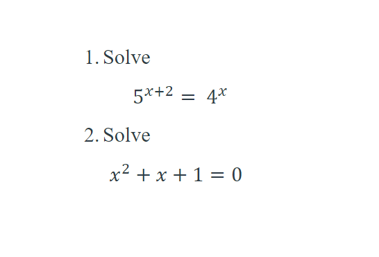 how to solve x 5 )- 2 4x 1 )= 0