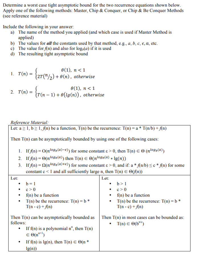 This is all the info I got for this question myself, | Chegg.com
