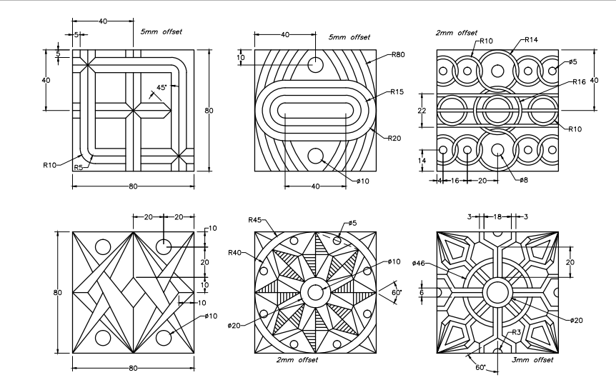 Solved Instructions: 1. Create this in Autocad. 2.Start this | Chegg.com