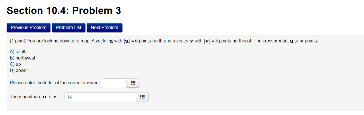 Solved Section 10.4: Problem 3 Previous Problem Problem List | Chegg.com